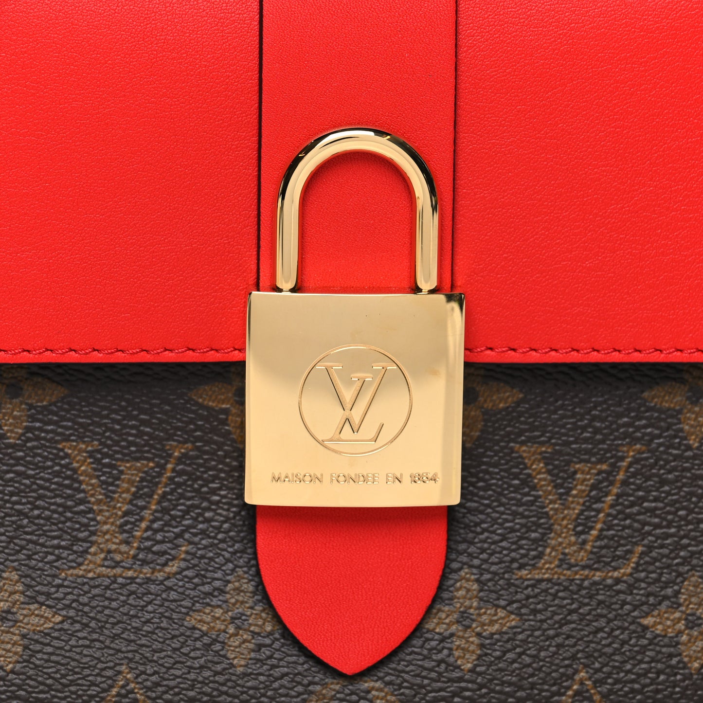 Monogram Locky BB Coquelicot