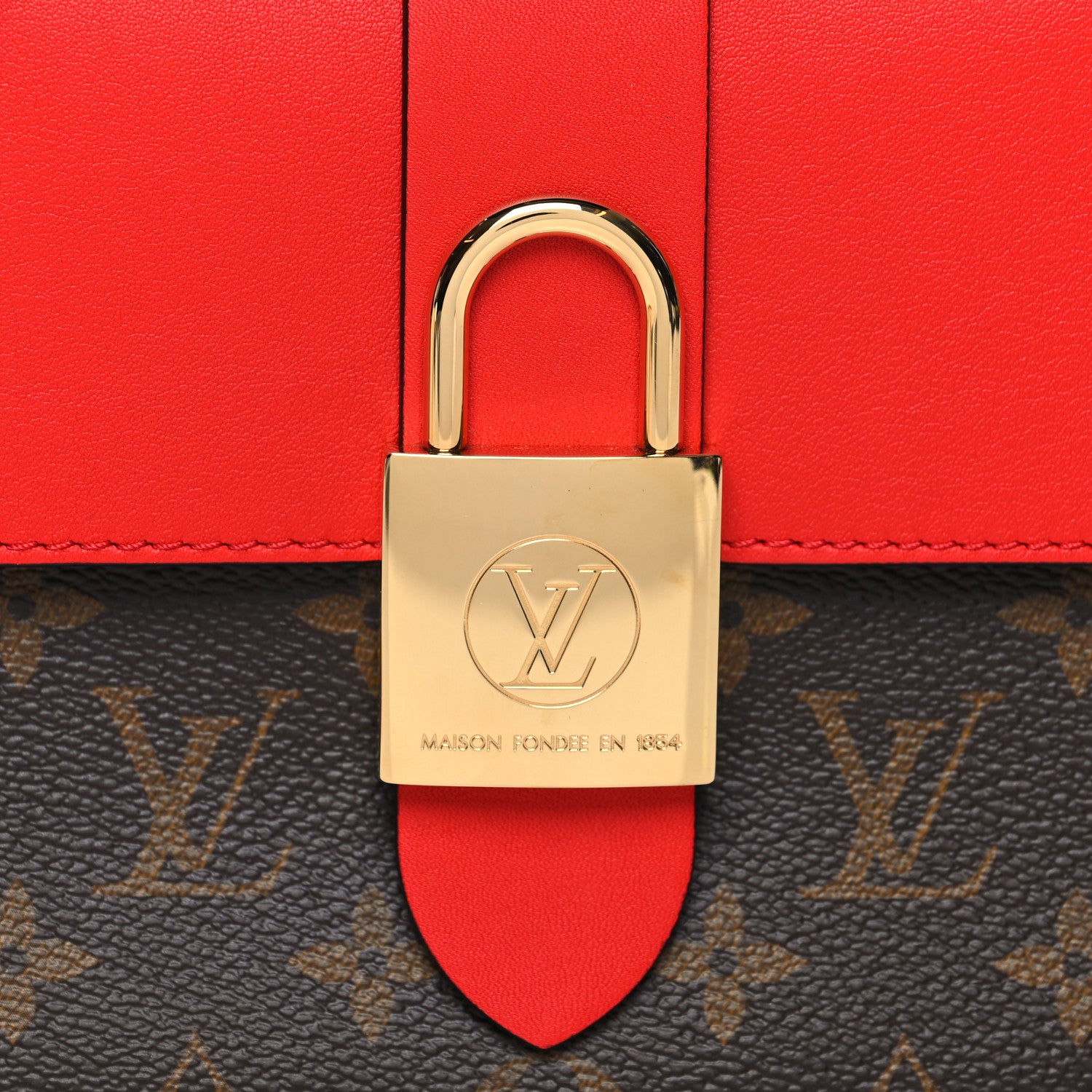 Louis Vuitton Monogram Locky BB Coquelicot 8 of 10