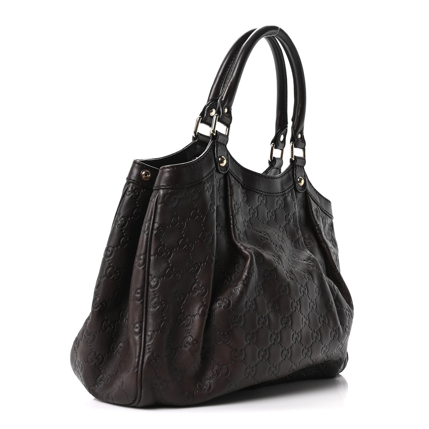 Gucci Guccissima Medium Sukey Tote Chocolate 3 of 10