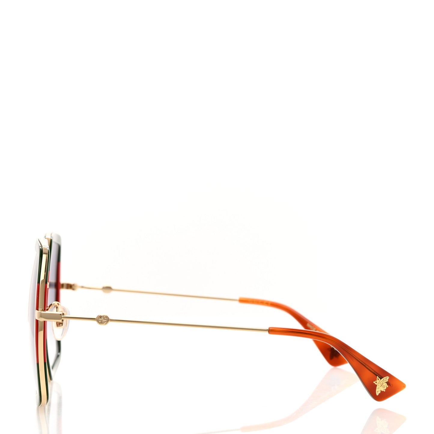 Square Frame Web GG0106S Sunglasses Tortoise