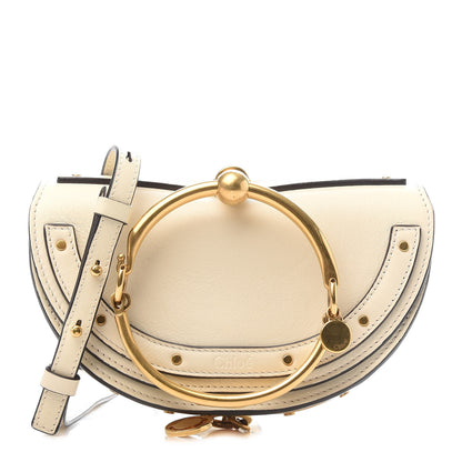 Chloe Calfskin Small Nile Bracelet Minaudiere Bag Off White 1 of 9