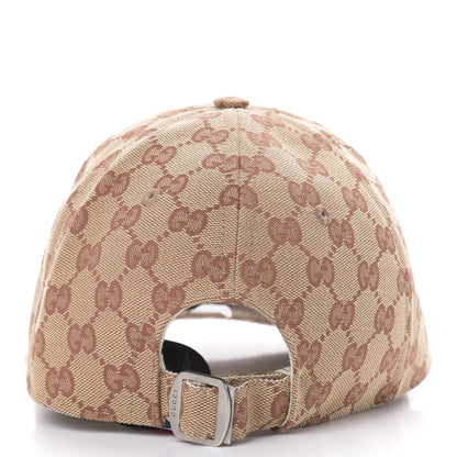 Gucci X MLB Monogram NY Yankees Baseball Hat 57-61 Beige Ruggine 5 of 10
