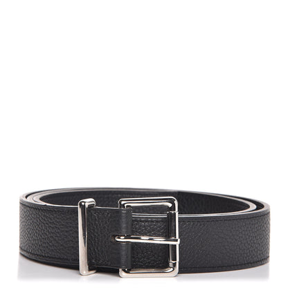 Hermes Togo Etriviere 32mm Belt 70 Black 1 of 9