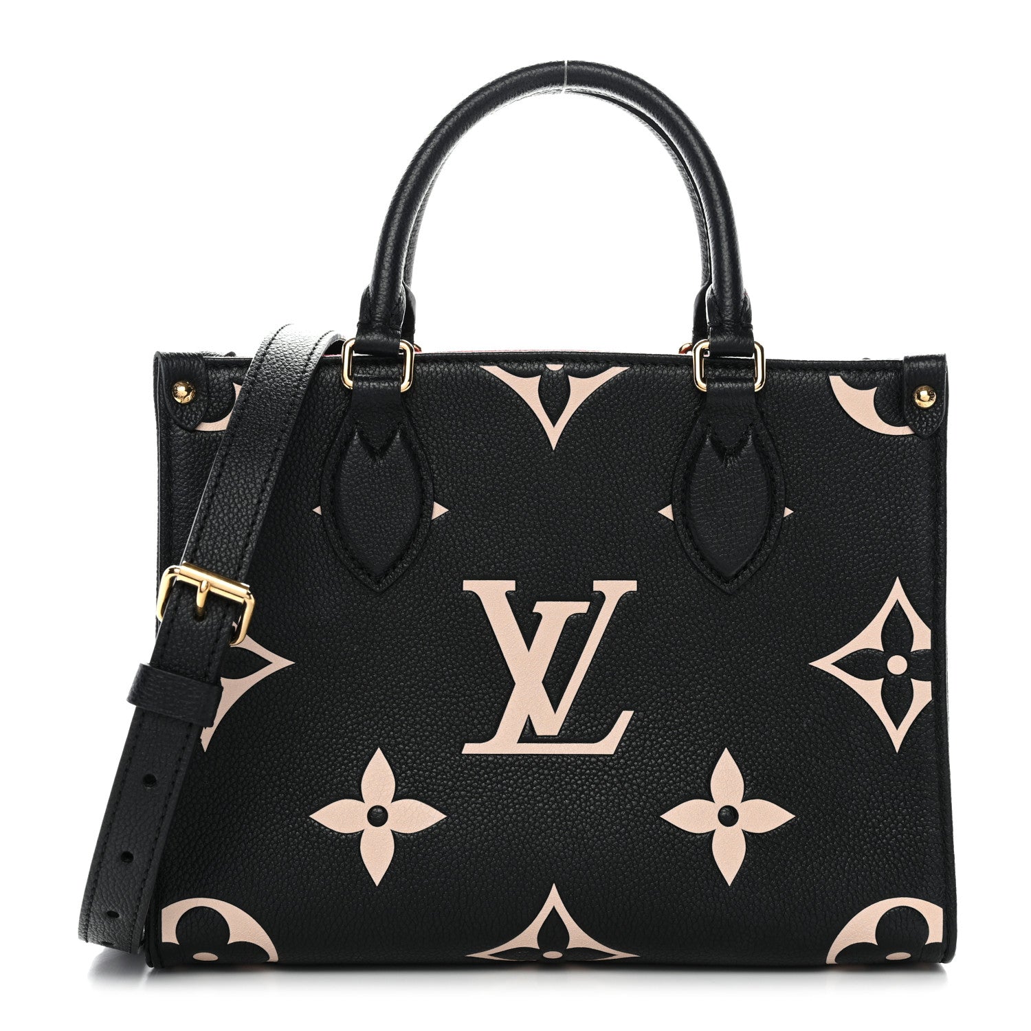 Louis Vuitton Empreinte Monogram Giant Onthego PM Black Beige 1 of 11