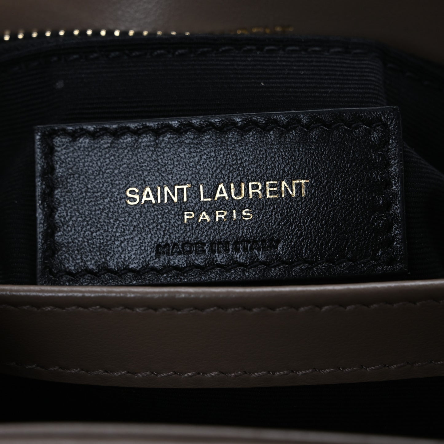 Calfskin Y Quilted Monogram Toy Loulou Crossbody Bag Taupe