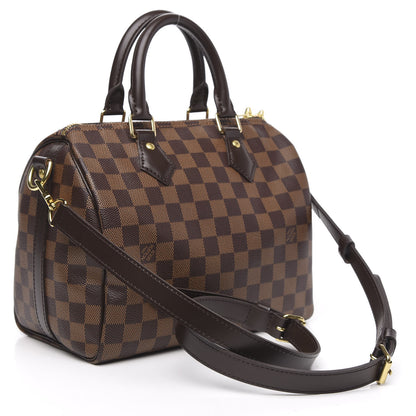 Louis Vuitton Damier Ebene Speedy Bandouliere 25 3 of 10