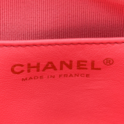 Chanel Lambskin Quilted CC In Love Heart Bag Pink 6 of 9