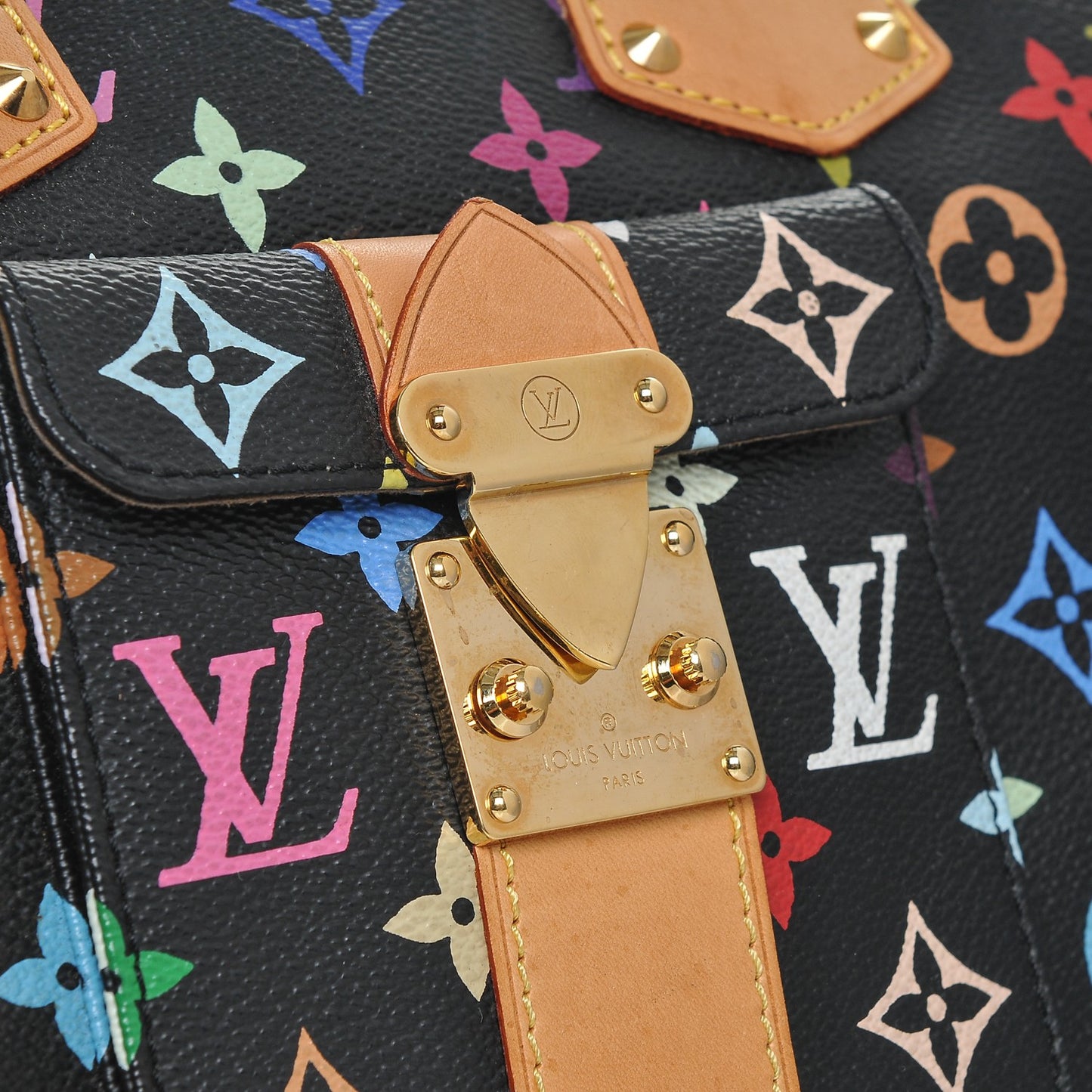 Monogram Multicolor Speedy 30 Black