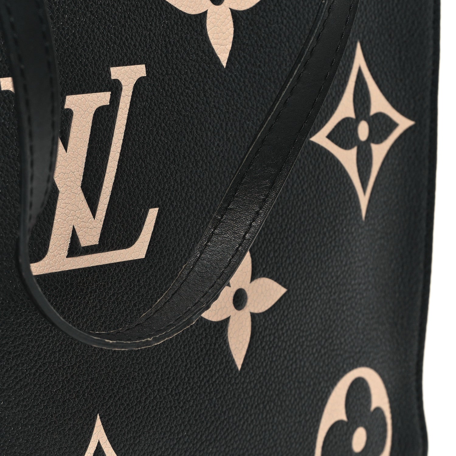 Louis Vuitton Empreinte Monogram Giant Onthego MM Black Beige 10 of 10