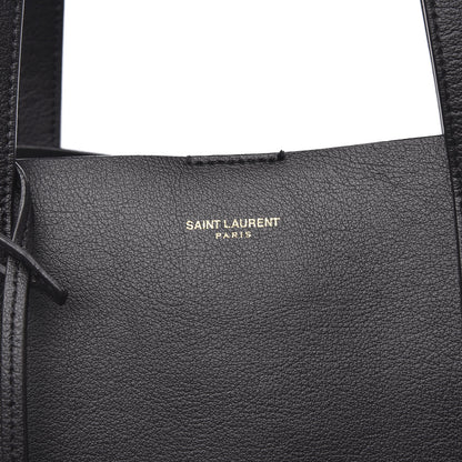 Saint Laurent Calfskin Large Shopping Tote Black 10 of 10