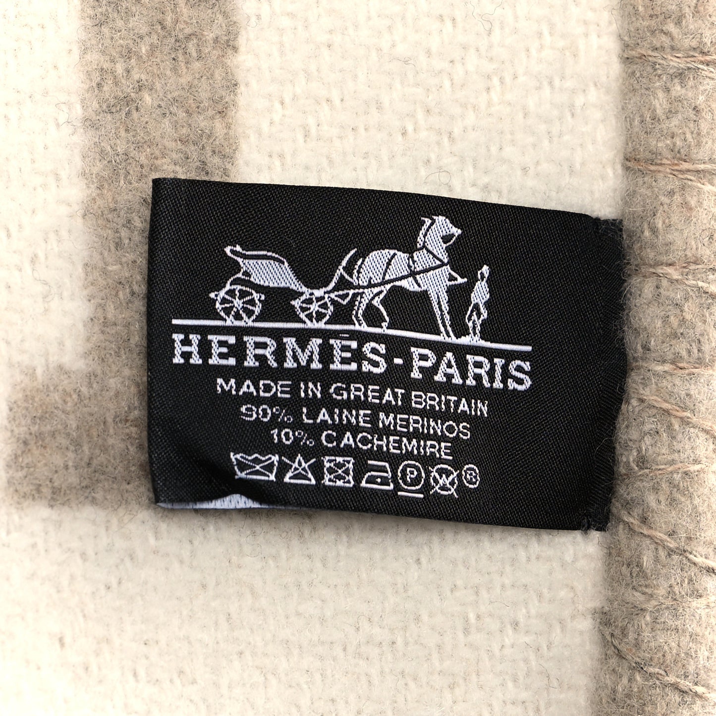 Wool Cashmere Avalon III Blanket Coco Camomille