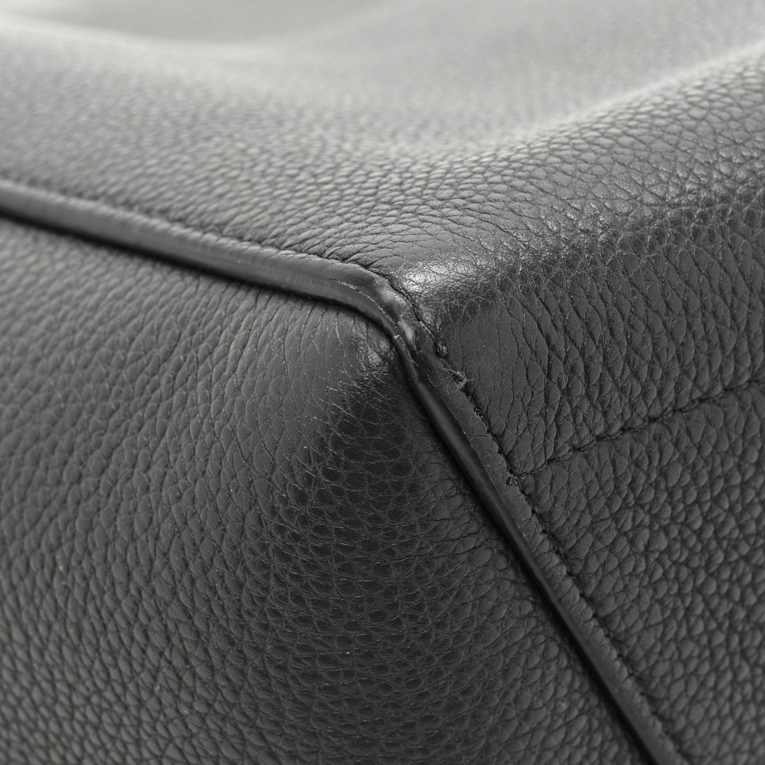 Celine Soft Grained Calfskin Sangle Bucket Bag Anthracite 11 of 12