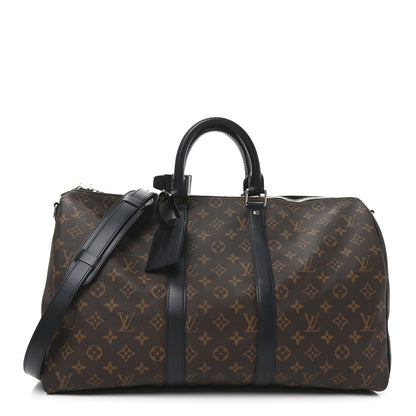 Louis Vuitton Monogram Macassar Keepall Bandouliere 45 1 of 8