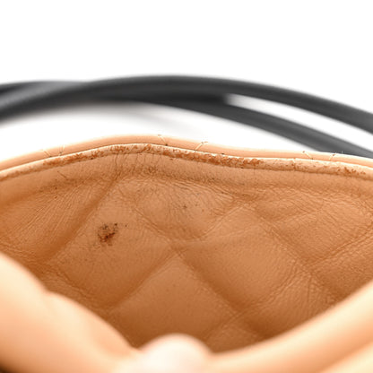 Chanel Calfskin Quilted Large Cambon Bowler Beige Black 12 of 18