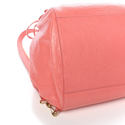 Balenciaga Agneau Giant 12 Gold Hardware Traveler Convertible Backpack Rose Azalee 8 of 9