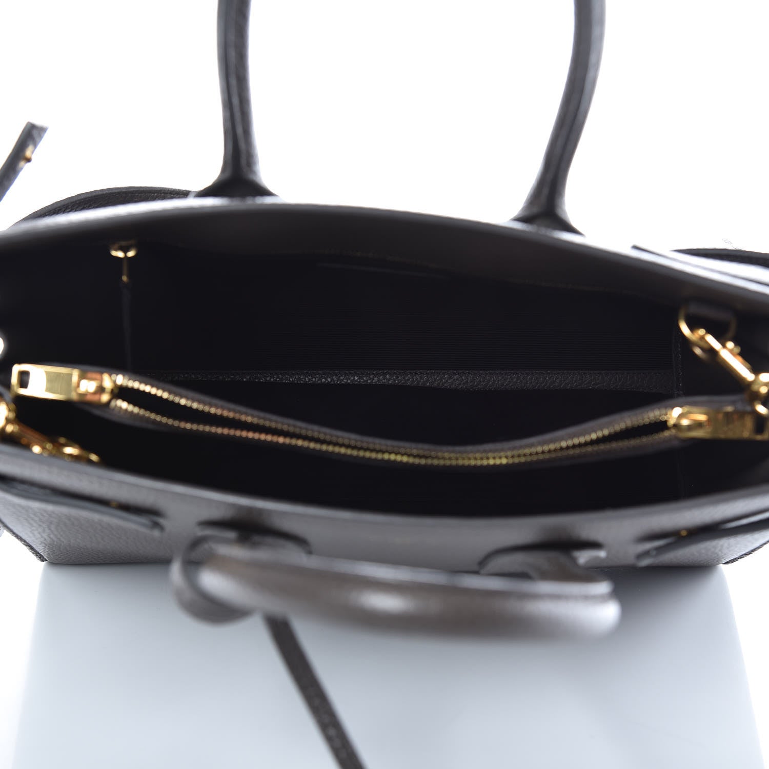 Saint Laurent Grained Calfskin Small Sac De Jour Dark Anthracite 5 of 13