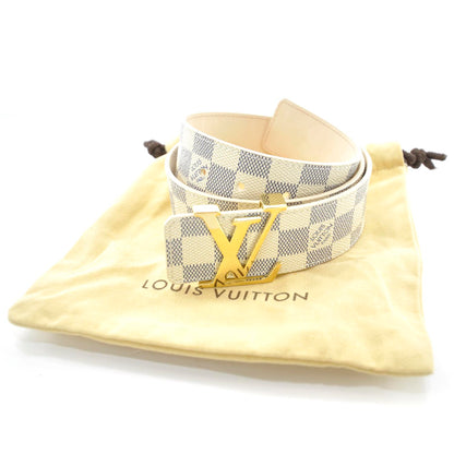 Louis Vuitton Damier Azur LV Initiales Belt 80 32 5 of 5