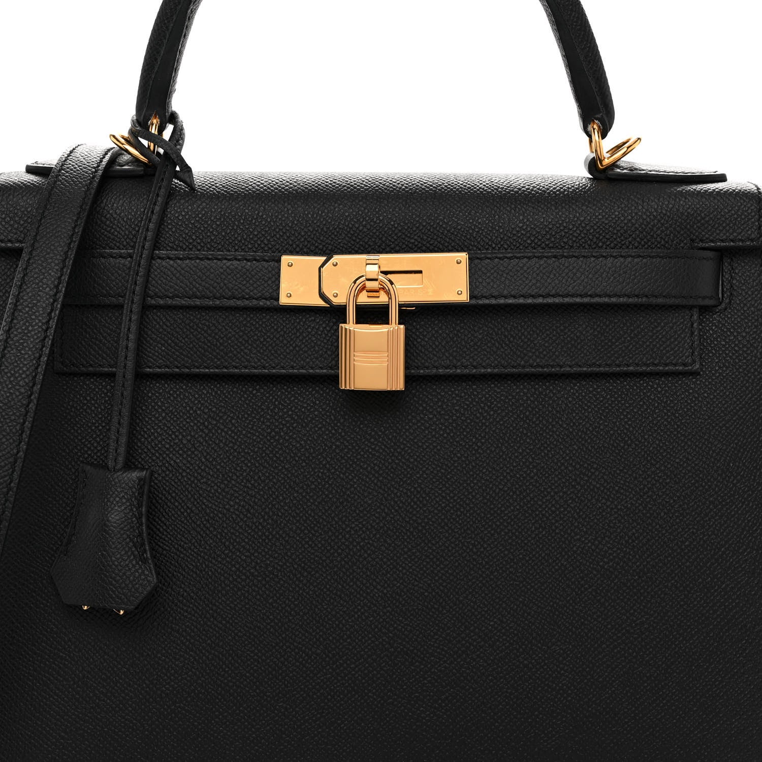 Hermes Epsom Kelly Sellier 28 Black 8 of 12