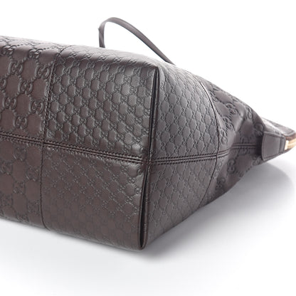 Gucci Guccissima Medium Bree Shoulder Bag Chocolate 10 of 10