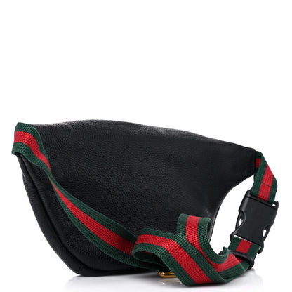 Gucci Grained Calfskin Small Logo Belt Bag Black 3 of 12