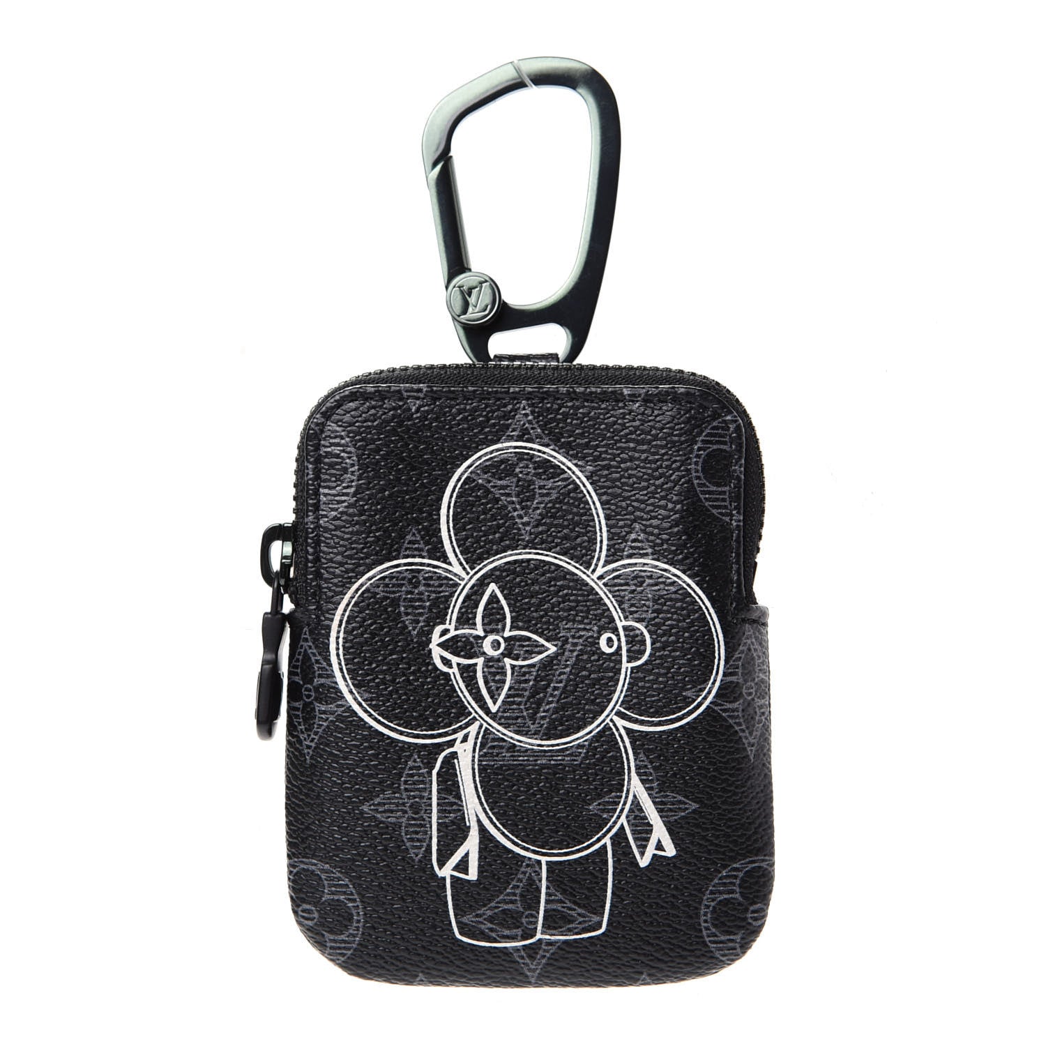 Louis Vuitton Monogram Eclipse Vivienne Zipper Key Ring 1 of 7