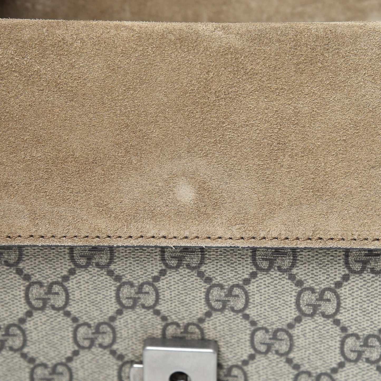 GG Supreme Monogram Mini Dionysus Shoulder Bag Taupe