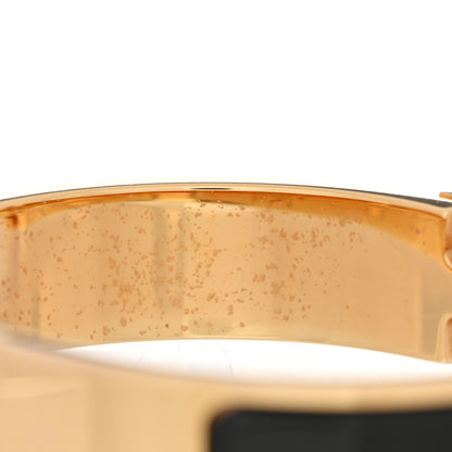 Hermes Enamel Narrow Clic Clac H Bracelet PM Black 6 of 8