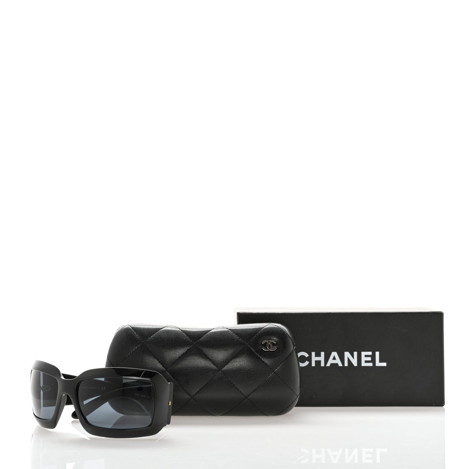 Chanel Mother of Pearl CC Sunglasses 5076-H Black 10 of 10