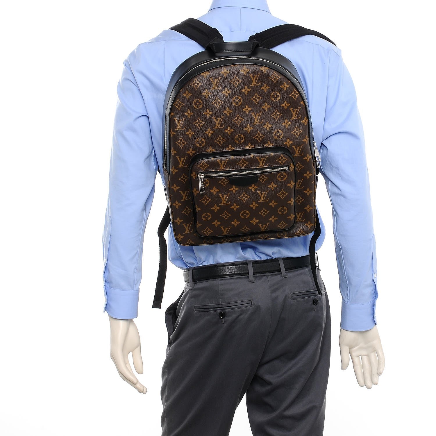 Louis Vuitton Monogram Macassar Josh Backpack 2 of 8