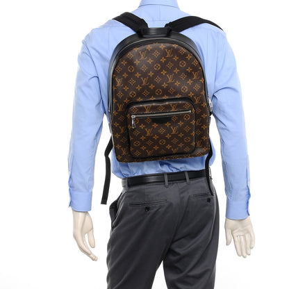 Louis Vuitton Monogram Macassar Josh Backpack 2 of 8
