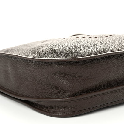 Hermes Taurillon Clemence Evelyne III GM Cocoa 9 of 11