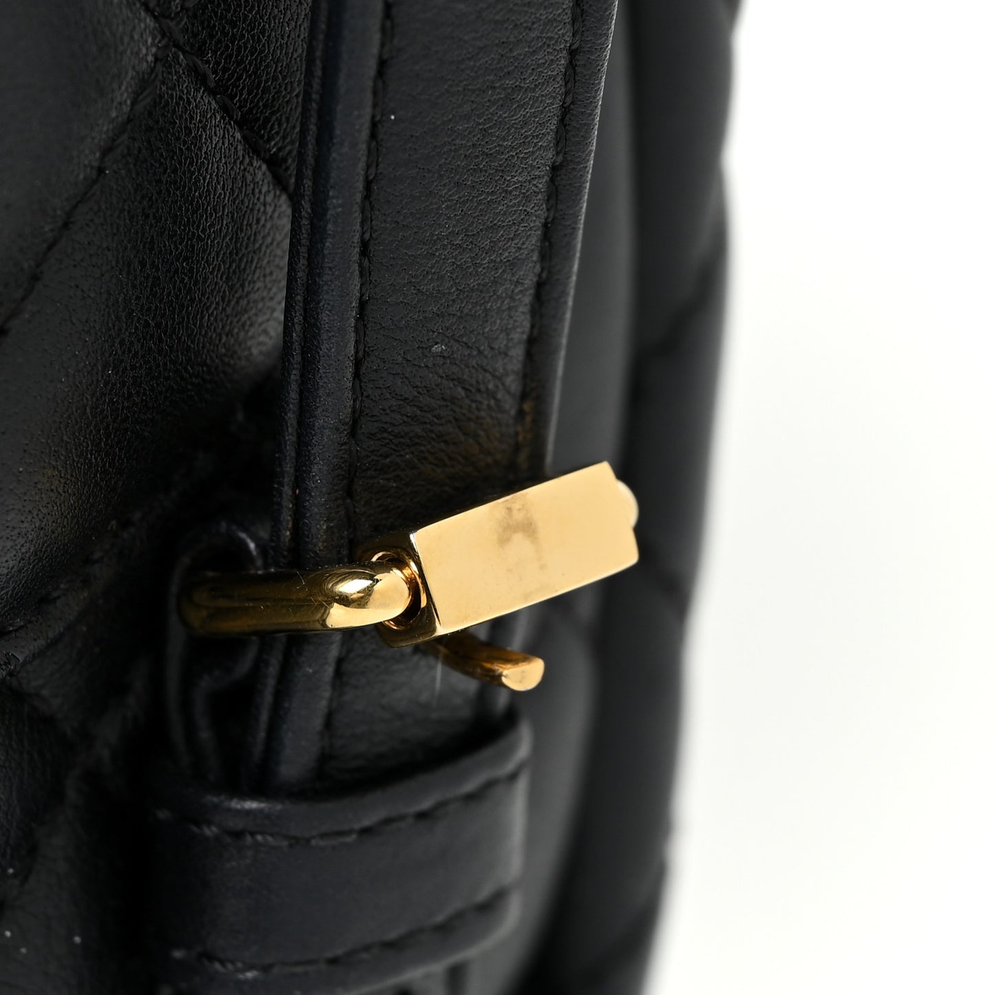 Calfskin Quilted Mini Urban Spirit Backpack Black