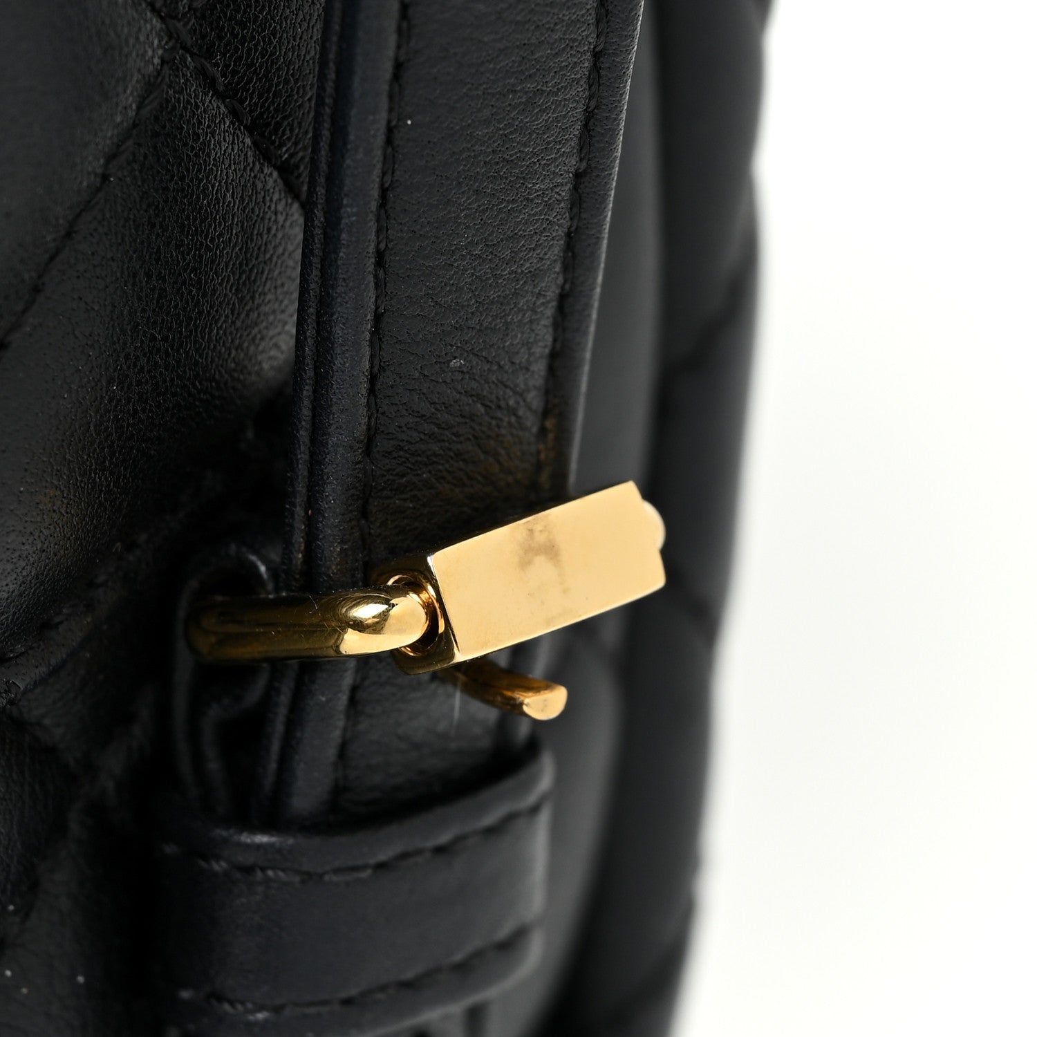 Chanel Calfskin Quilted Mini Urban Spirit Backpack Black 12 of 14