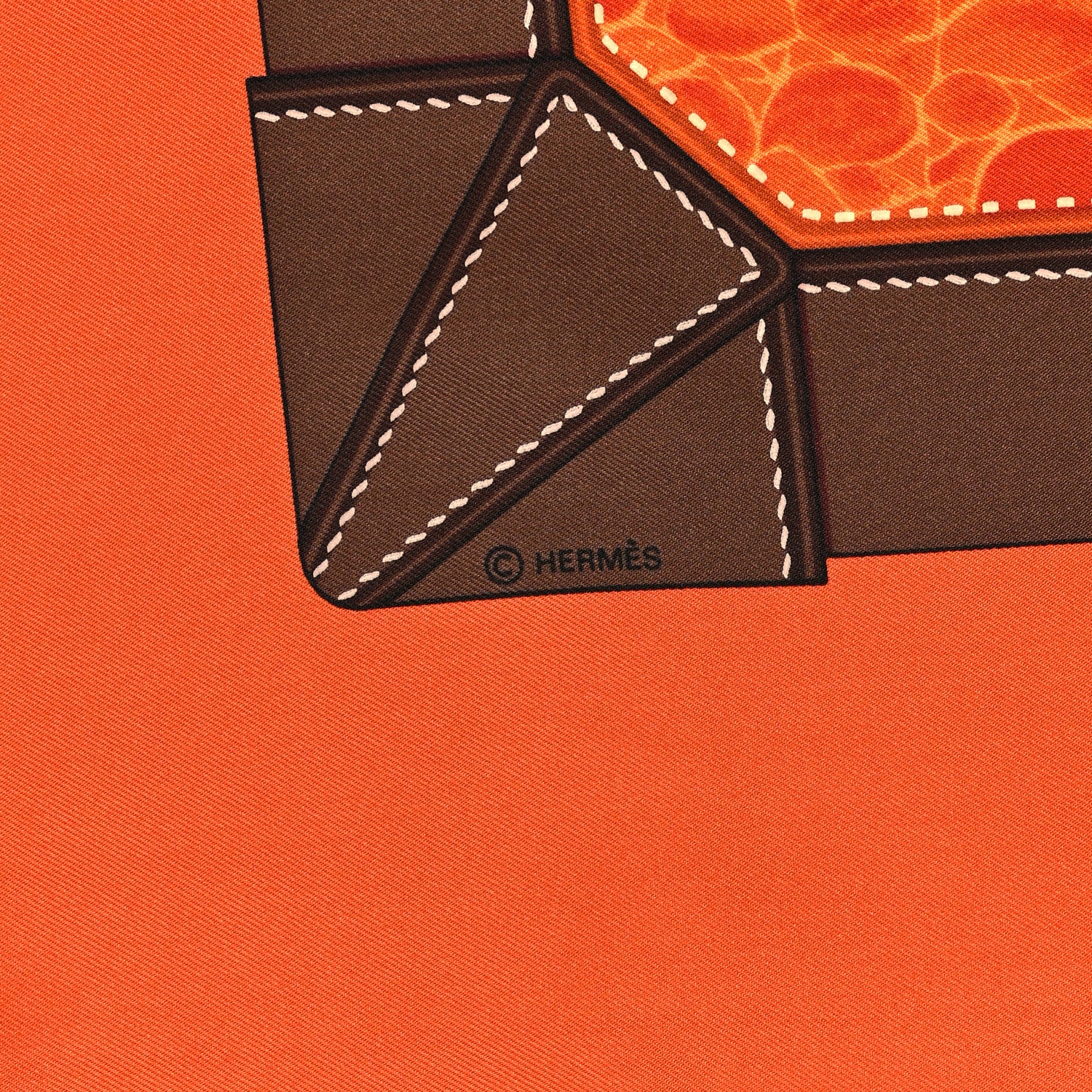 Hermes Silk Tout Cuir Scarf 90 3 of 4