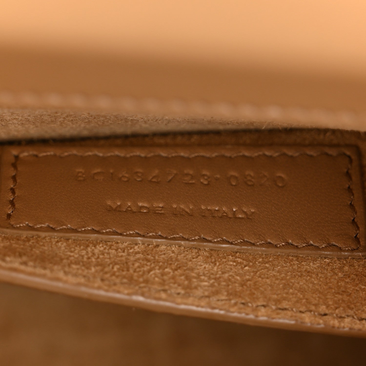 Saint Laurent Smooth Calfskin Medium Monogram Sunset Satchel Beige 7 of 10
