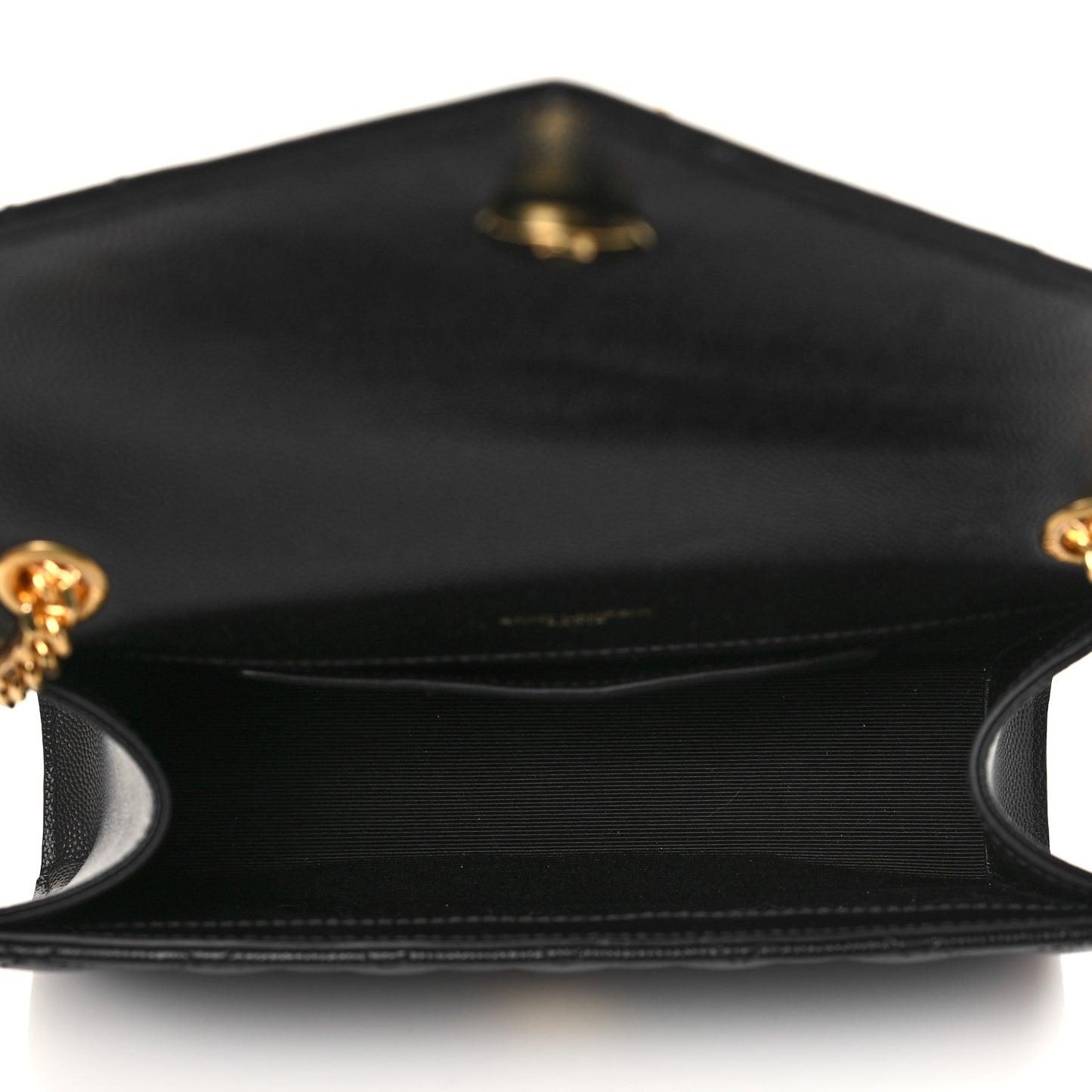 Grain De Poudre Tri-Quilt Small College Monogram Satchel Black