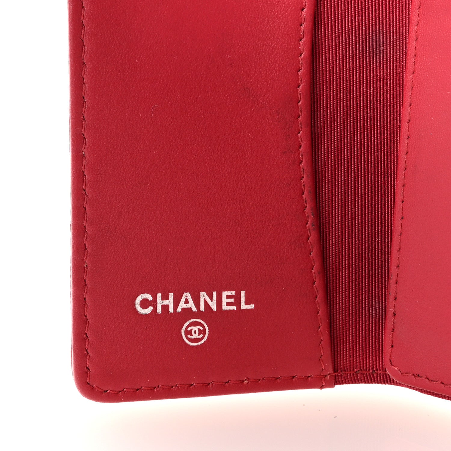 Chanel Metallic Caviar Quilted 6 Key Holder Dark Pink 6 of 9