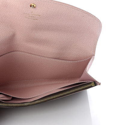 Louis Vuitton Damier Ebene Caissa Wallet Rose Ballerine 5 of 8