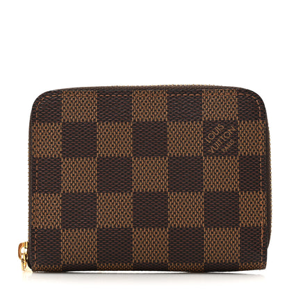 Louis Vuitton Damier Ebene Zippy Coin Purse 1 of 8