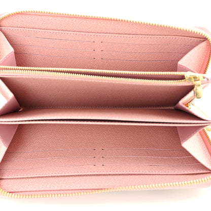 Louis Vuitton Damier Azur Zippy Wallet Rose Ballerine 5 of 7