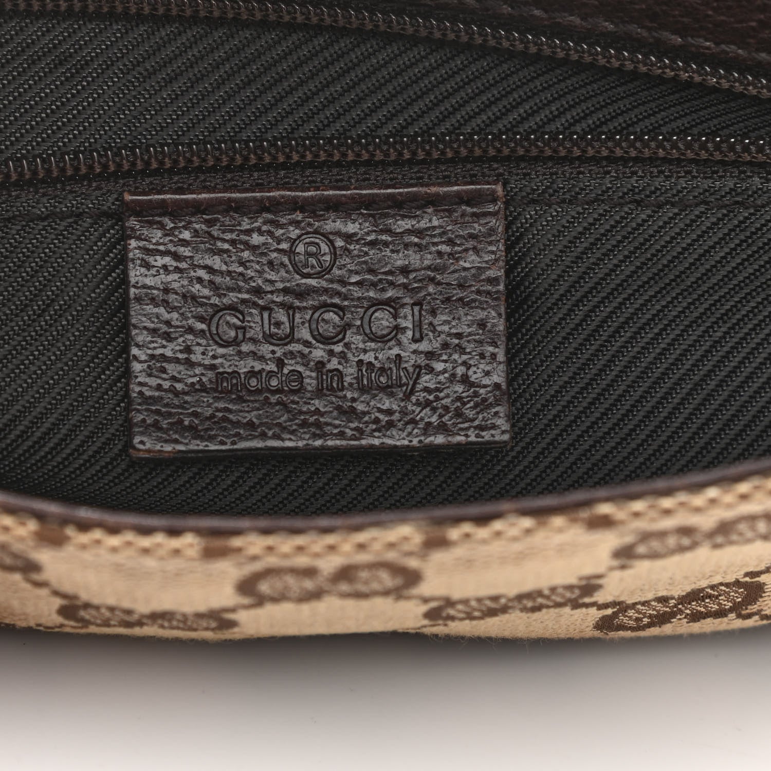 Gucci GG Monogram Flight Belt Bag Dark Brown 6 of 12