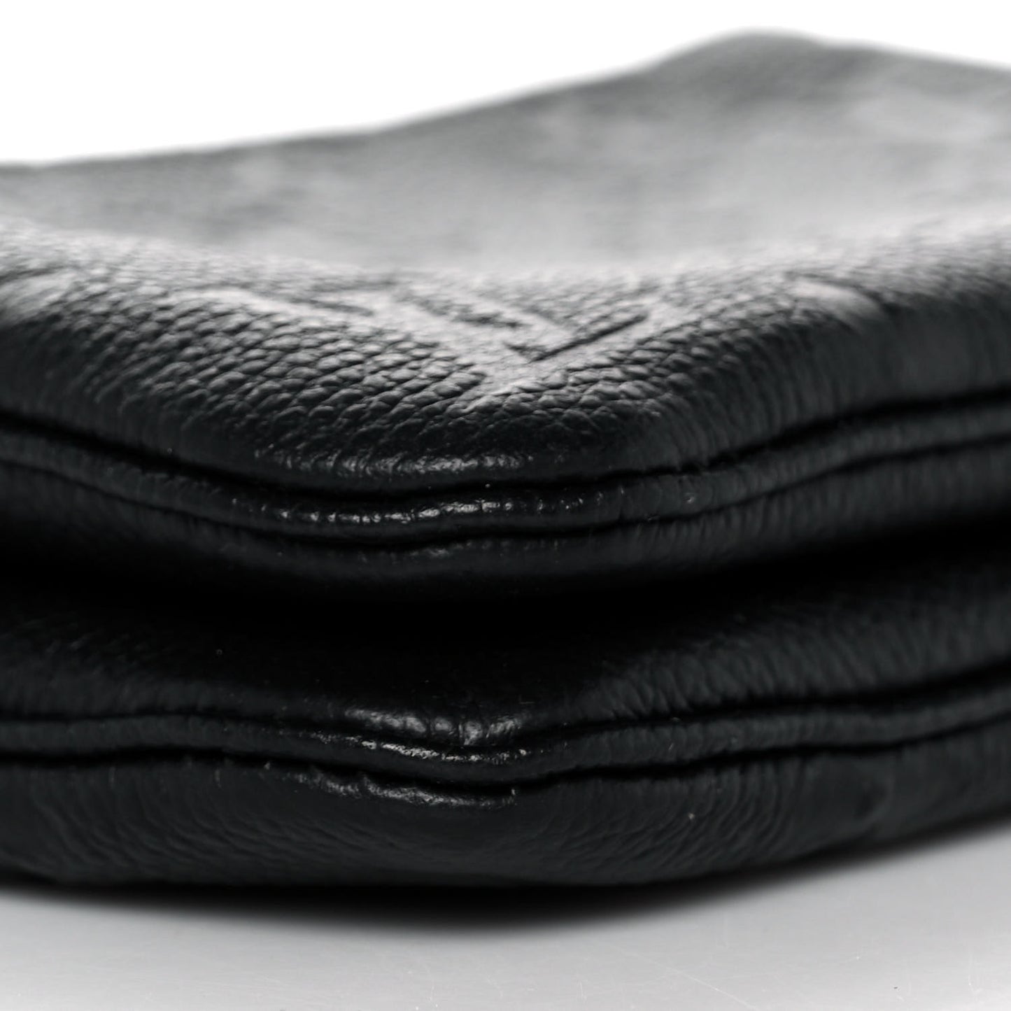 Empreinte Double Zip Pochette Black