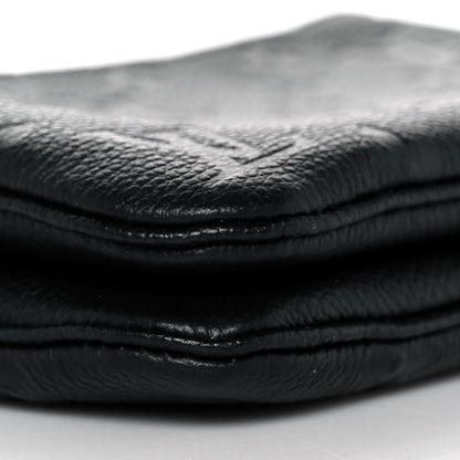 Louis Vuitton Empreinte Double Zip Pochette Black 8 of 10