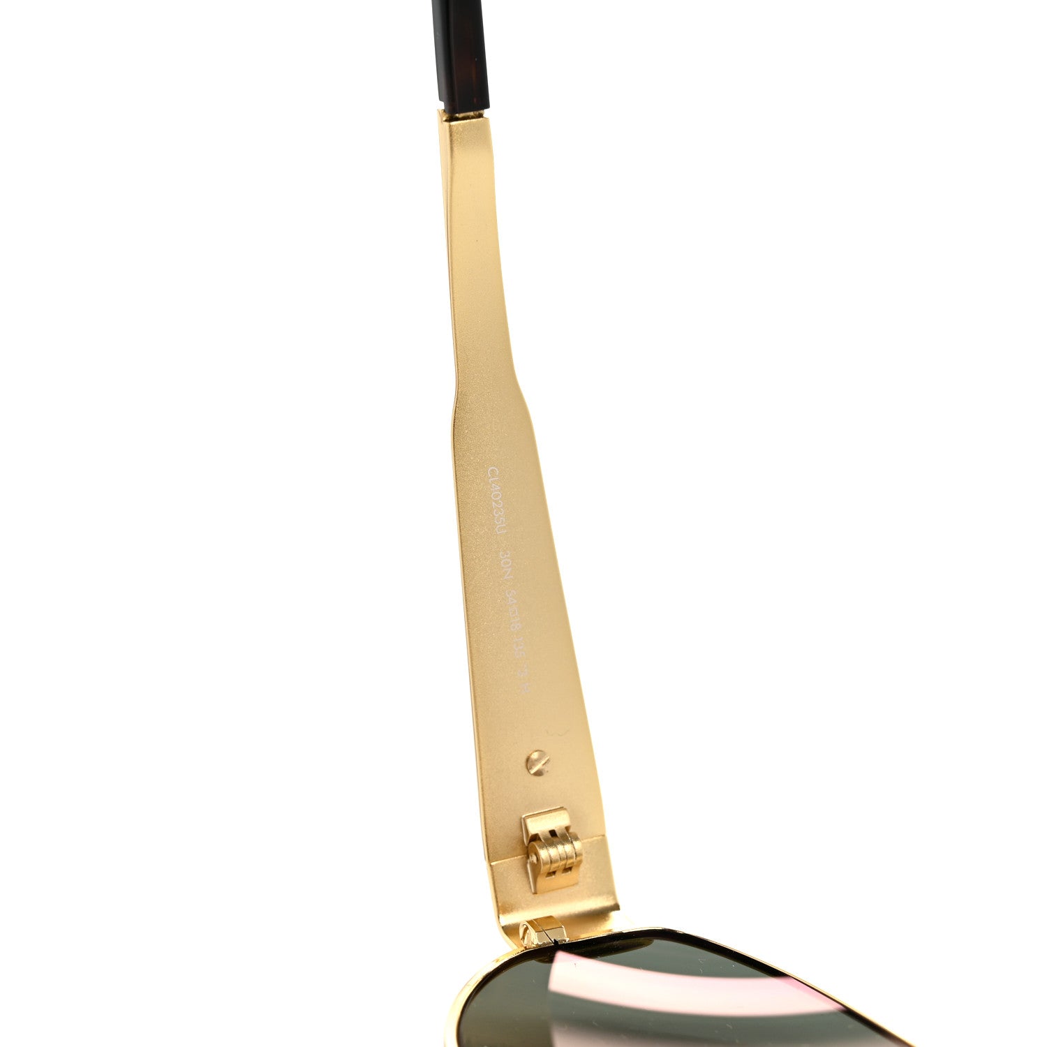 Celine Metal Triomphe 01 Sunglasses CL40235U Gold Green 6 of 7
