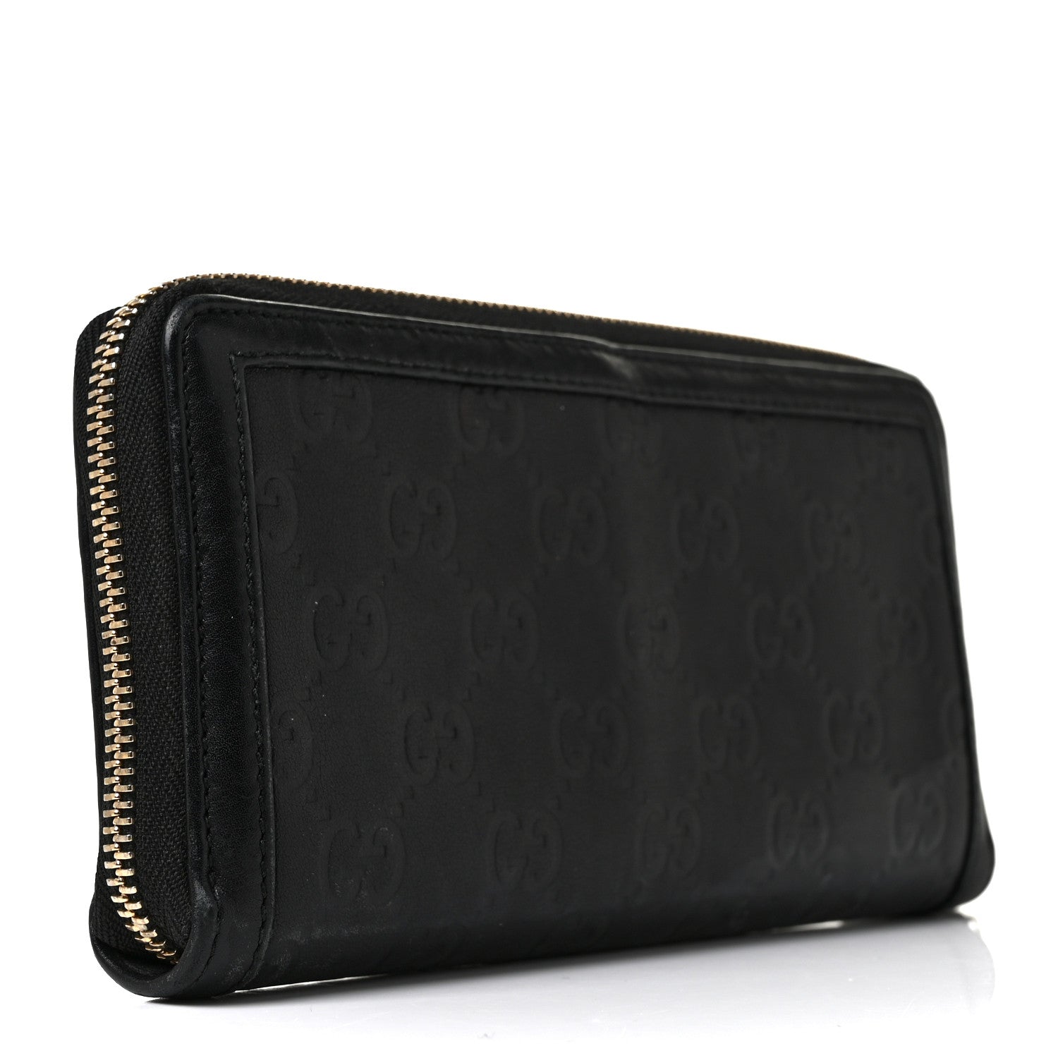 Gucci Guccissima Sukey Zip Around Wallet Black 3 of 8