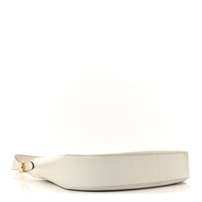 Prada Brushed Calfskin Cleo Adjustable Strap Shoulder Bag White 4 of 13