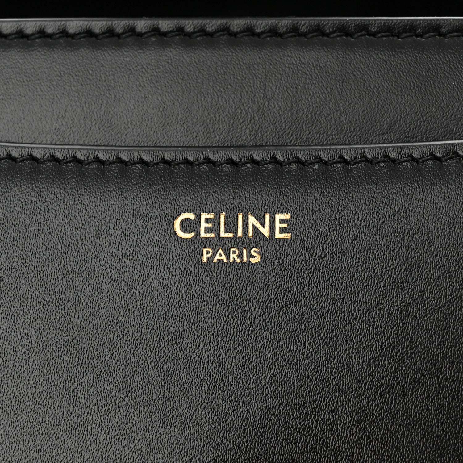 Celine Satinated Calfskin Mini 16 Top Handle Bag Black 5 of 11