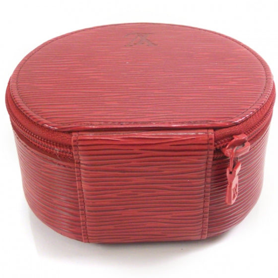 Epi Ecrin Bijoux Jewelry Box RED