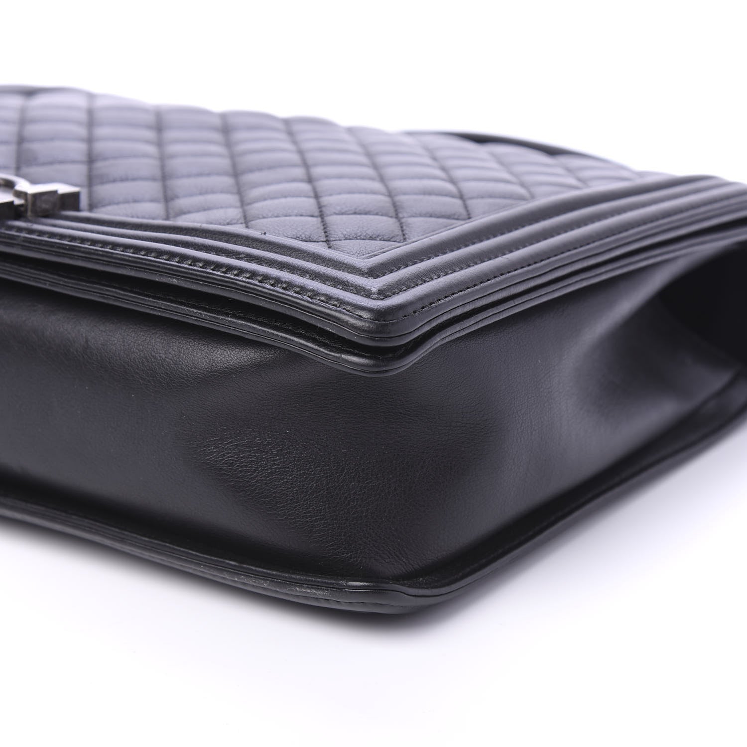 Chanel Calfskin Quilted Large Boy Flap Black 8 of 11