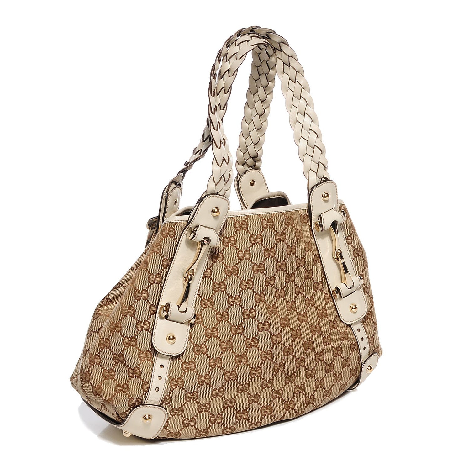 Monogram Small Pelham Shoulder Bag Off White